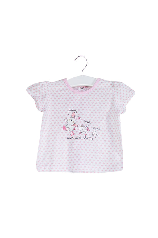 A Pink Shorts Sets from Chicco in size 3-6M for girl. (Front View)