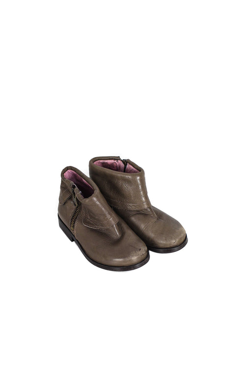A Brown Boots & Booties from Jacadi in size 3T for boy. (Front View)