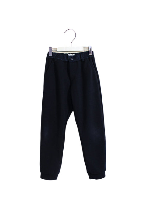 A Navy Sweatpants from Gusella in size 6T for girl. (Front View)