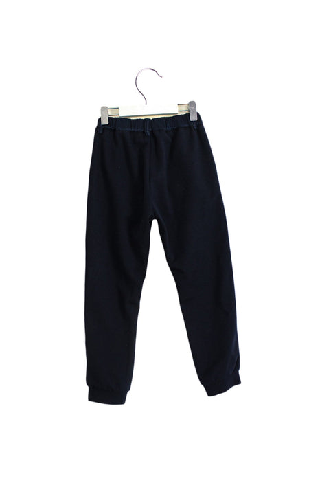 A Navy Sweatpants from Gusella in size 6T for girl. (Back View)