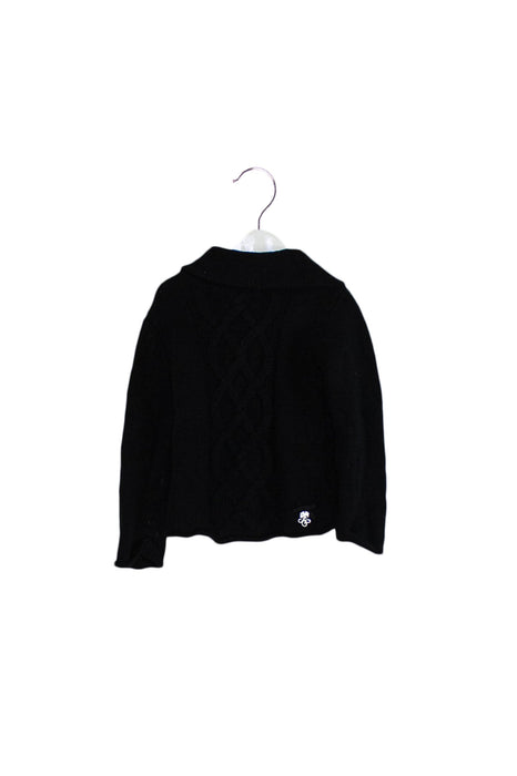 A Black Knit Sweaters from Tartine et Chocolat in size 4T for girl. (Front View)