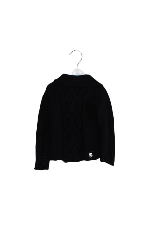 A Black Knit Sweaters from Tartine et Chocolat in size 4T for girl. (Front View)