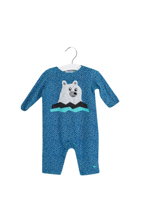 A Blue Long Sleeve Jumpsuits from Bonnie Baby in size 3-6M for boy. (Front View)