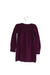 A Purple Sweater Dresses from Burberry in size 12-18M for girl. (Back View)