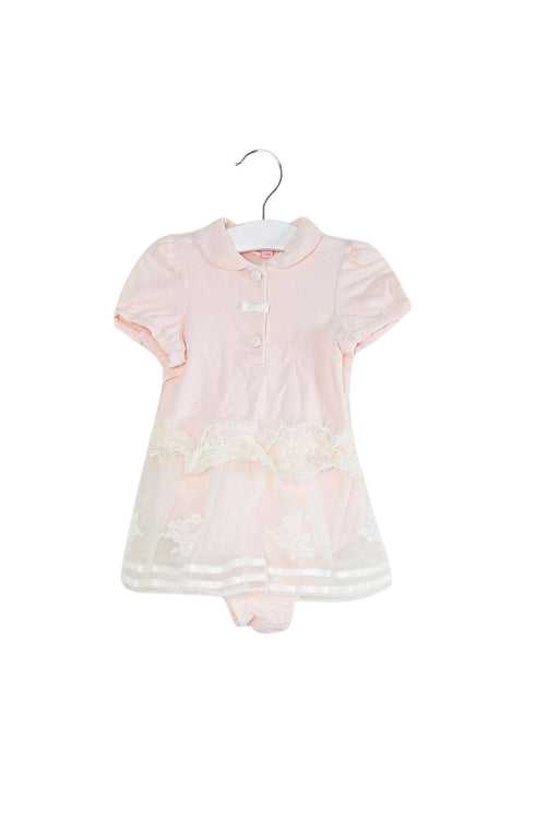 A Pink Short Sleeve Dresses from Nicholas & Bears in size 6-12M for girl. (Front View)