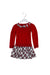 A Red Sweater Dresses from Nicholas & Bears in size 2T for girl. (Front View)