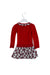 A Red Sweater Dresses from Nicholas & Bears in size 2T for girl. (Back View)