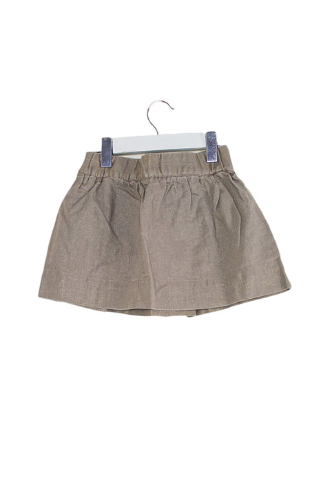 A Gold Short Skirts from Excuse My French in size 4T for girl. (Back View)