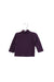 A Purple Long Sleeve Tops from Petit Bateau in size 6-12M for girl. (Front View)