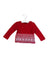 A Red Long Sleeve Tops from Comme Ca Ism in size 12-18M for neutral. (Front View)