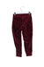 A Burgundy Sweatpants from Mini Rodini in size 12-18M for girl. (Back View)