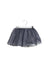 A Grey Tulle Skirts from Bonpoint in size 3T for girl. (Front View)