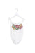 A White Sleeveless Bodysuits from Peggy in size 6-12M for girl. (Front View)