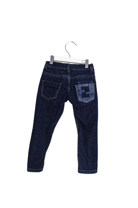 A Blue Jeans from Fendi in size 4T for neutral. (Back View)