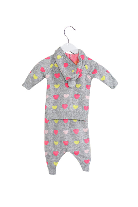 A Grey Pants Sets from Seed in size 0-3M for girl. (Back View)