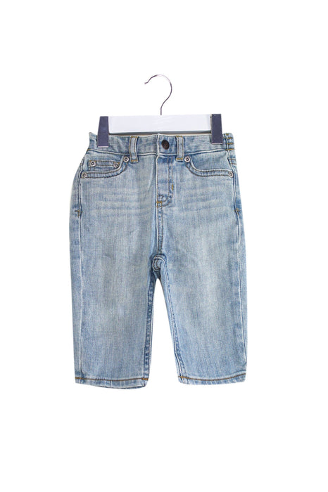 A Blue Jeans from Polo Ralph Lauren in size 3-6M for girl. (Front View)