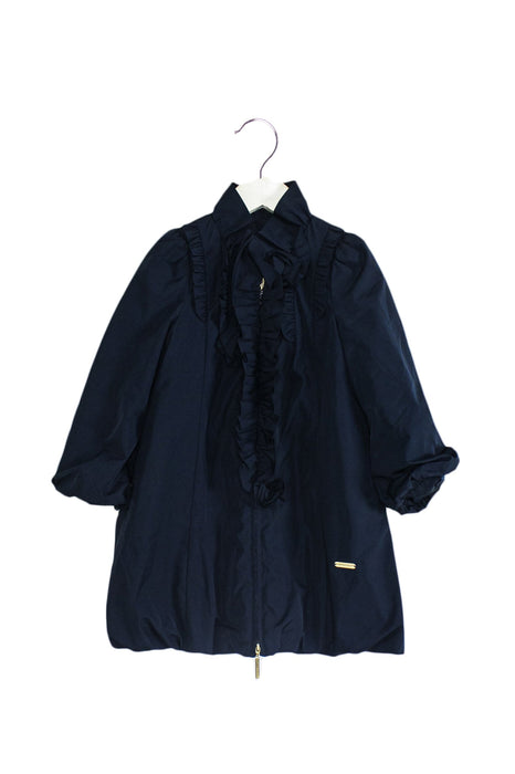A Navy Lightweight Jackets from Nicholas & Bears in size 4T for girl. (Front View)