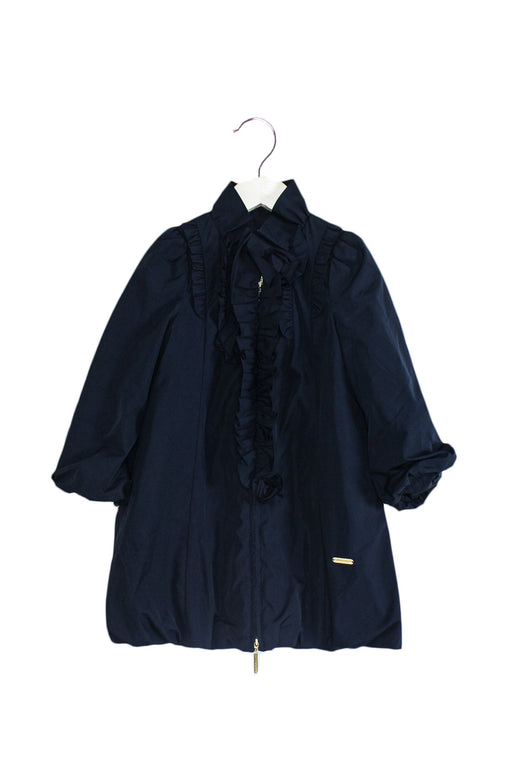 A Navy Lightweight Jackets from Nicholas & Bears in size 4T for girl. (Front View)
