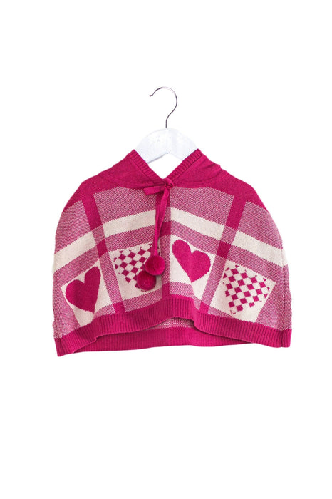 A Pink Capes & Ponchos from Nicholas & Bears in size 3T for girl. (Front View)