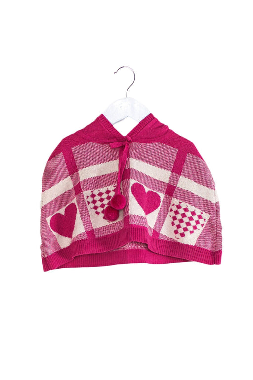 A Pink Capes & Ponchos from Nicholas & Bears in size 3T for girl. (Front View)