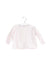 A Pink Long Sleeve Tops from Burberry in size 6-12M for girl. (Front View)
