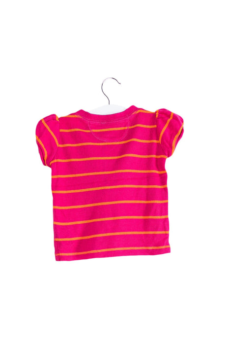 A Pink Short Sleeve Tops from Ralph Lauren in size 6-12M for girl. (Back View)