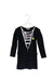 A Black Long Sleeve Dresses from Junior Gaultier in size 4T for girl. (Front View)