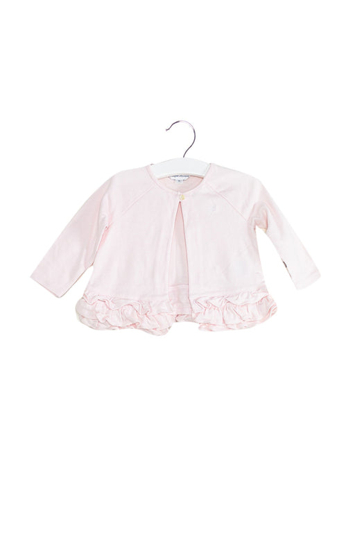 A Pink Cardigans from Ralph Lauren in size 6-12M for girl. (Front View)