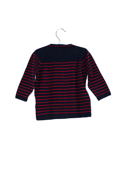 A Navy Knit Sweaters from Cyrillus in size 6-12M for boy. (Back View)