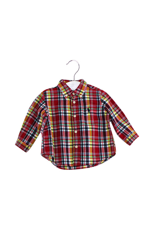 A Red Shirts from Ralph Lauren in size 3-6M for boy. (Front View)