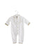 A White Long Sleeve Jumpsuits from Armani in size 0-3M for boy. (Front View)