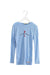 A Blue Long Sleeve Tops from Polo Ralph Lauren in size 8Y for girl. (Front View)