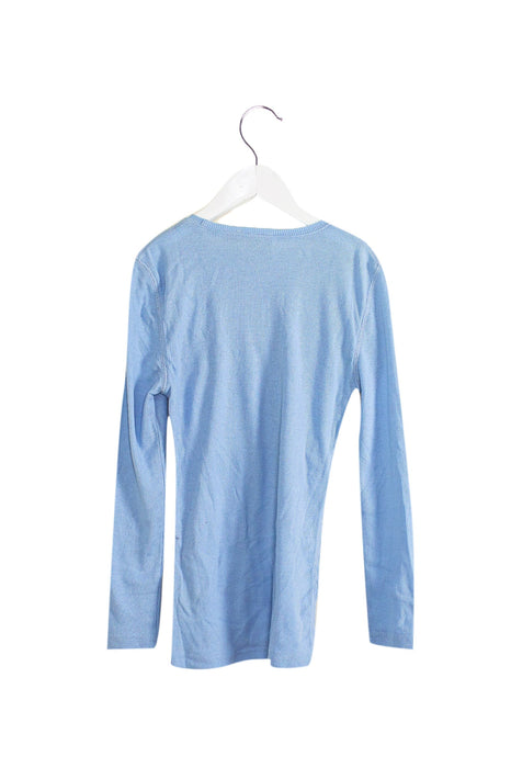 A Blue Long Sleeve Tops from Polo Ralph Lauren in size 8Y for girl. (Back View)