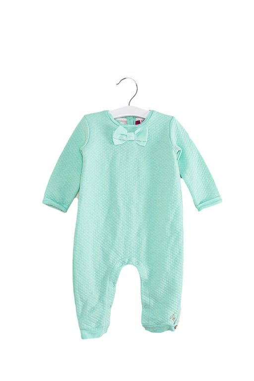 A Green Long Sleeve Jumpsuits from Baker by Ted Baker in size 6-12M for girl. (Front View)