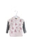 A Pink Zippered Sweatshirts from Armani in size 6-12M for girl. (Front View)