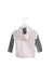 A Pink Zippered Sweatshirts from Armani in size 6-12M for girl. (Back View)