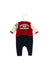 A Red Long Sleeve Jumpsuits from Miki House in size 6-12M for neutral. (Back View)