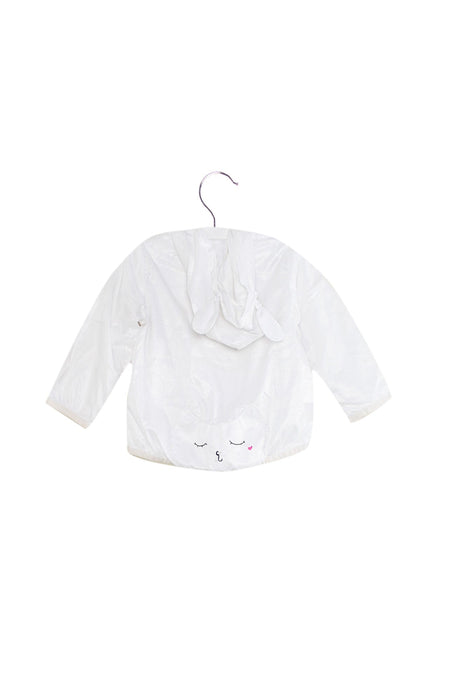 A White Lightweight Jackets from Momonittu in size 6-12M for neutral. (Back View)