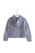 A Grey Zippered Sweatshirts from Crewcuts in size 3T for boy. (Back View)