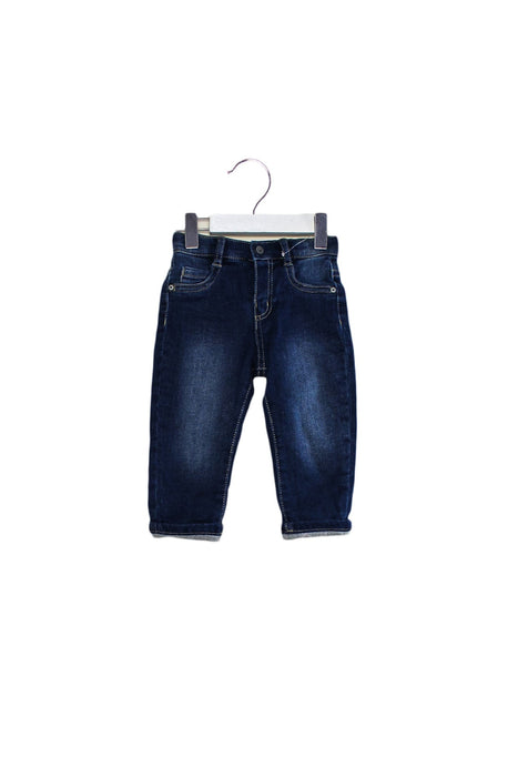 A Blue Jeans from Mayoral in size 6-12M for girl. (Front View)