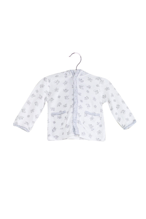 A White Cardigans from Ralph Lauren in size 3-6M for neutral. (Front View)