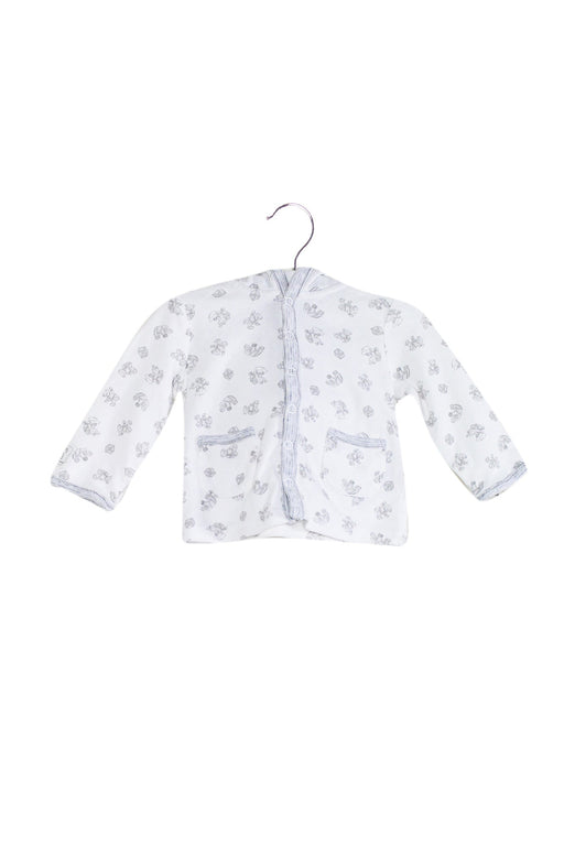 A White Cardigans from Ralph Lauren in size 3-6M for neutral. (Front View)