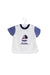 A White Short Sleeve T Shirts from Mayoral in size 3-6M for boy. (Front View)