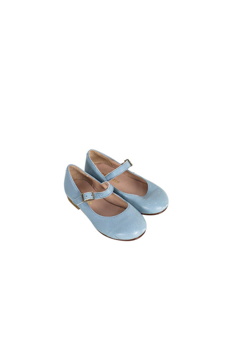 A Blue Flats from The Eugéns in size 3T for girl. (Front View)