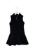 A Navy Sleeveless Dresses from Nicholas & Bears in size 6T for girl. (Front View)