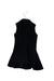 A Navy Sleeveless Dresses from Nicholas & Bears in size 6T for girl. (Back View)