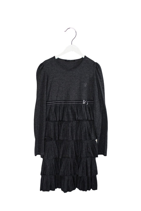 A Grey Long Sleeve Dresses from Miss Blumarine in size 14Y for girl. (Front View)