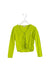 A Yellow Cardigans from Bonpoint in size 8Y for girl. (Front View)