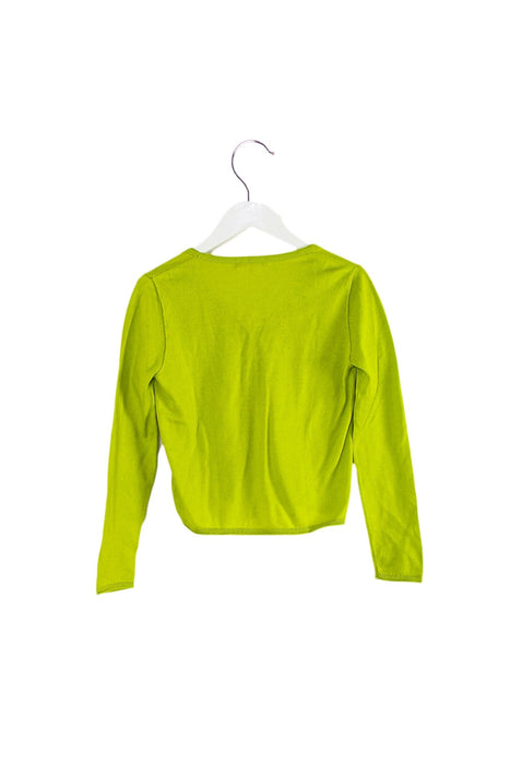 A Yellow Cardigans from Bonpoint in size 8Y for girl. (Back View)