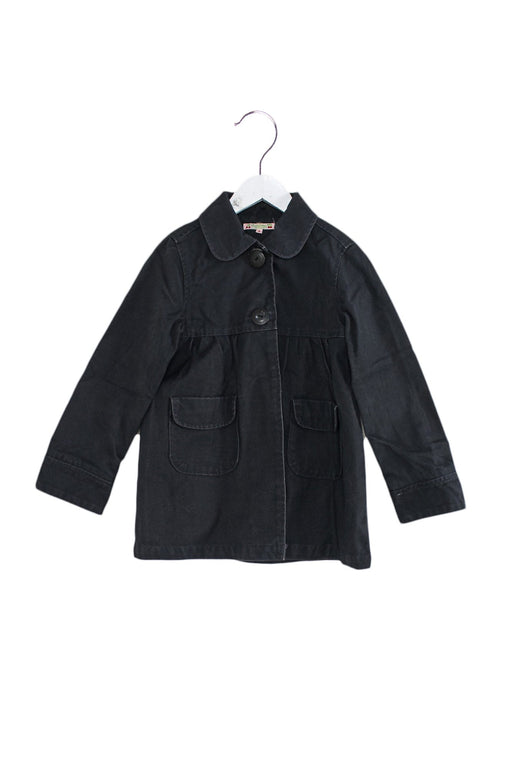 A Grey Lightweight Jackets from Bonpoint in size 9Y for girl. (Front View)